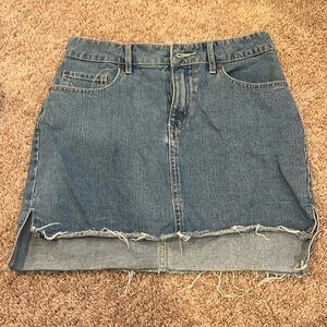 Roxy Jean Skirt from Tillys